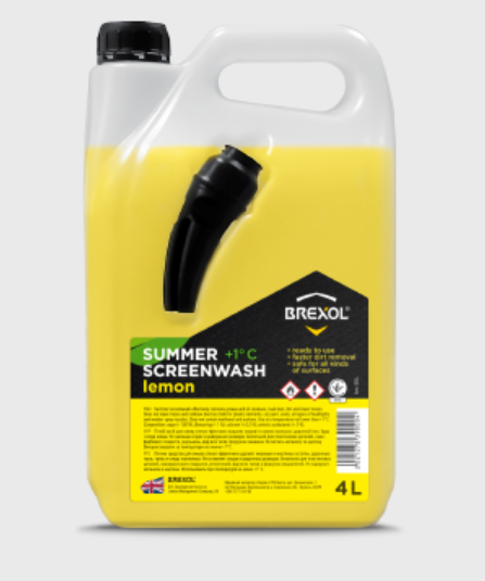 Омивач літній Lemon (з лійкою) <BREXOL> 4л